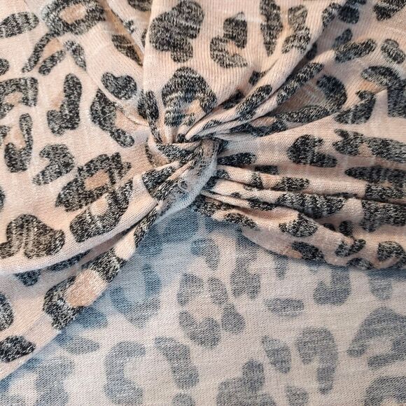 Est 1946 T Shirt Top Womens Plus 18/20W Twist Front Short Sleeve Animal Print - Picture 10 of 15